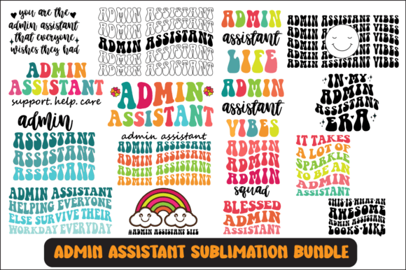 Admin Assistant Svg Sublimation Bundle