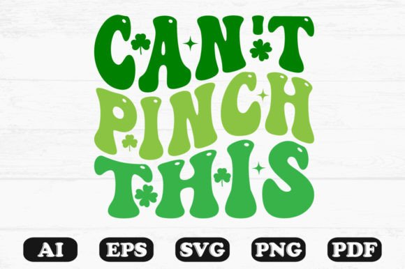Can't Pinch This Retro Wavy Svg T-shirt