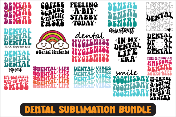 Dental Svg Sublimation Design Bundle