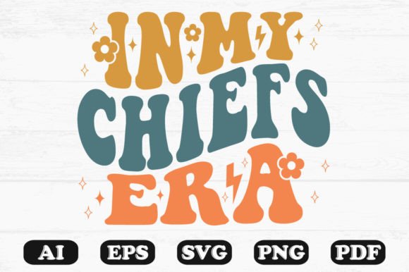 In My Chiefs Era Retro Wavy Svg