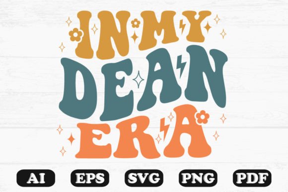 In My Dean Era Retro Wavy Svg T-shirt