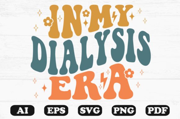 In My Dialysis Era Retro Wavy SVG Design Review