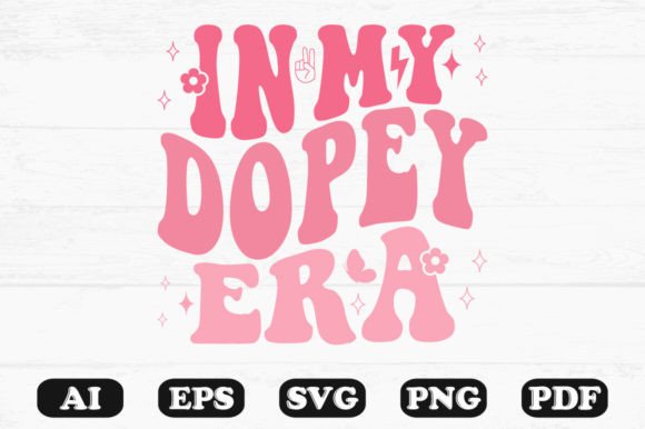 In My Dopey Era Retro Wavy Svg T-shirt