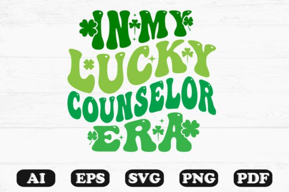 In My Lucky Counselor Era Retro Wavy Sv