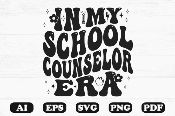 In My School Counselor Era Retro Wavy SVG Review
