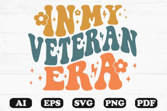 In My Veteran Era Retro Wavy Svg T-shirt