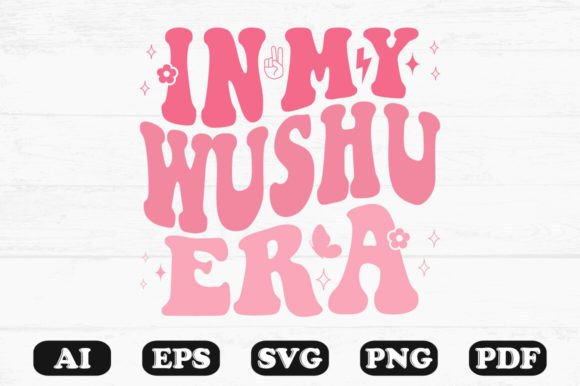 In My Wushu Era Retro Wavy Svg T-shirt