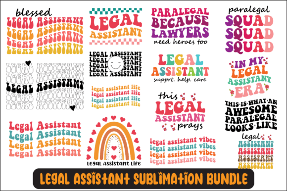 Legal Assistant Svg Sublimation Bundle