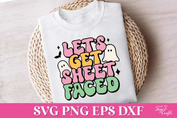 Let's Get Sheet Faced Retro Halloween