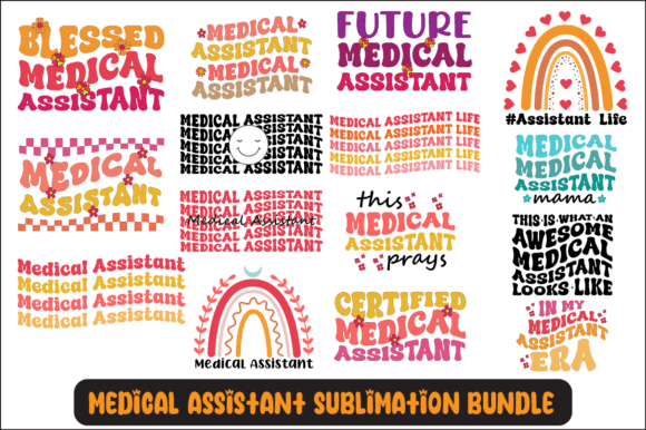 Medical Assistant Svg Sublimation Bundle