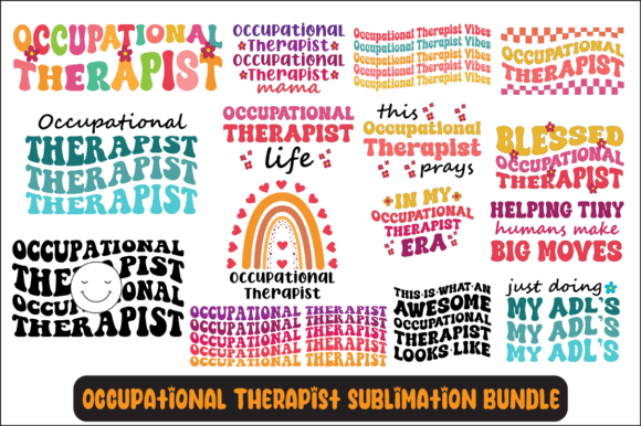 Occupational Therapist Svg Design Bundle