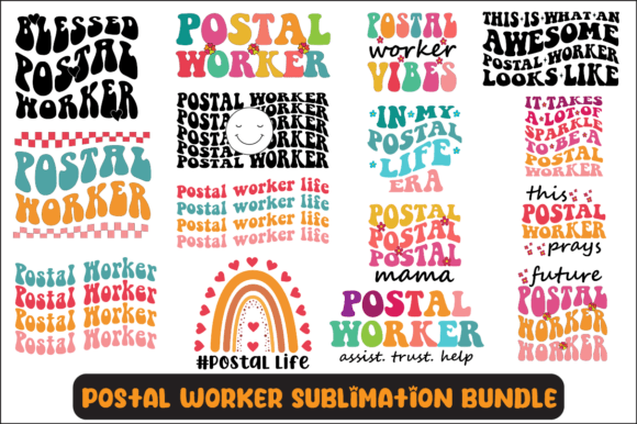 Postal Worker Svg Sublimation Bundle