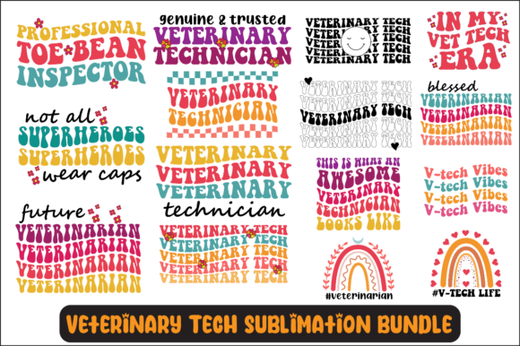 Veterinary Tech Svg Sublimation Bundle